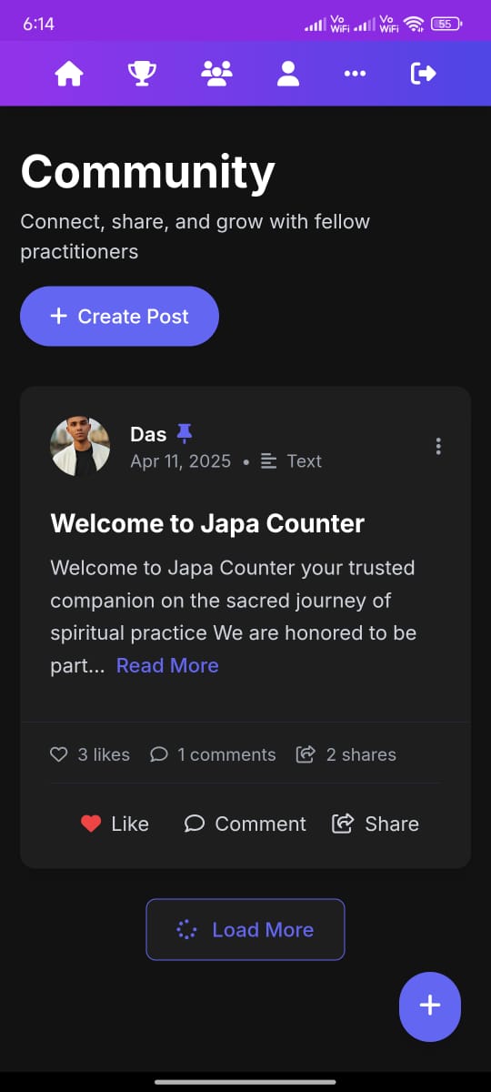 Japa Counter v1.3 Splash Screen